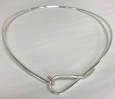 Choker - Large Knot Silver Plated Necklace - Accessories Boutique