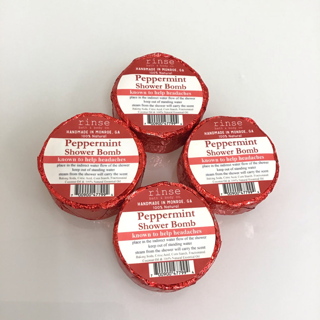 Rinse Bath Peppermint Shower Bomb 1.5oz