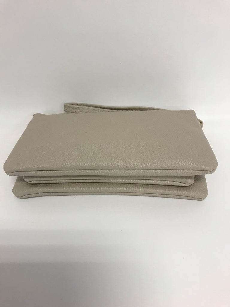 Brittney Wristlet Clutch Ivory Handbags