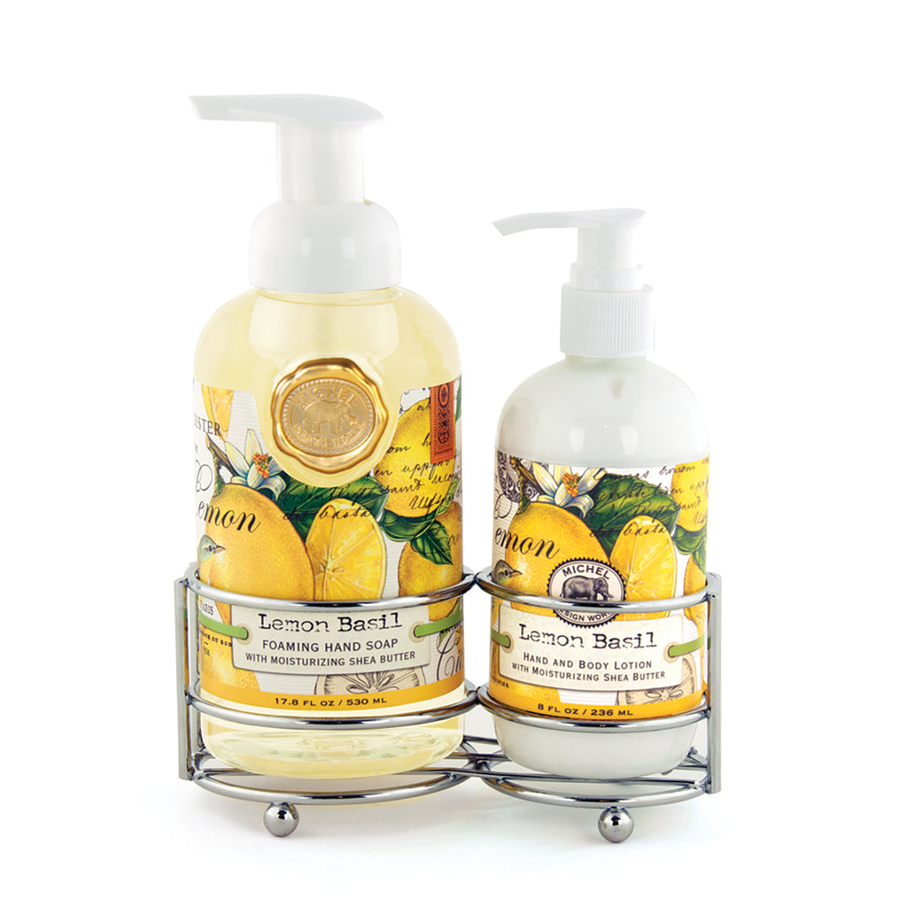 Michel Design Works Lemon Basil Hand Care Caddy