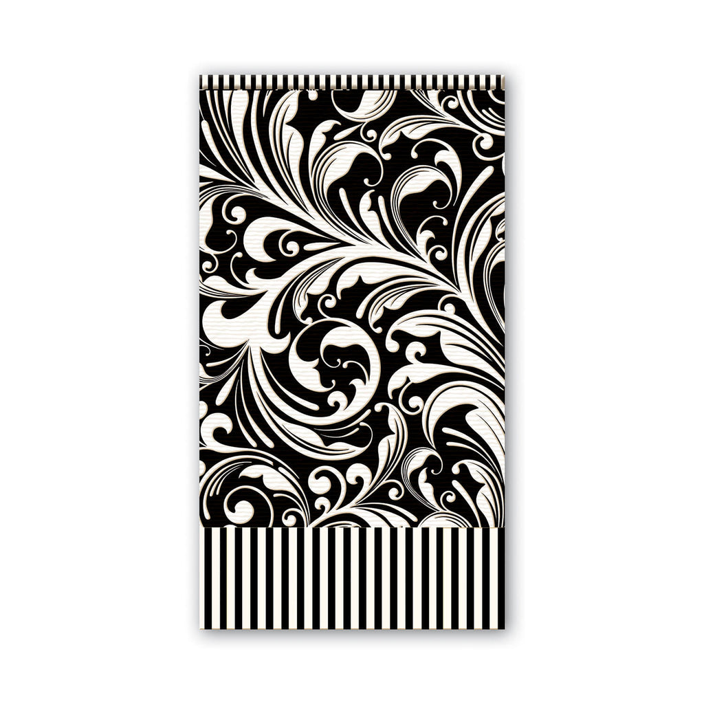 Michel Design Works Honey Almond Black Florentine Hostess Napkins