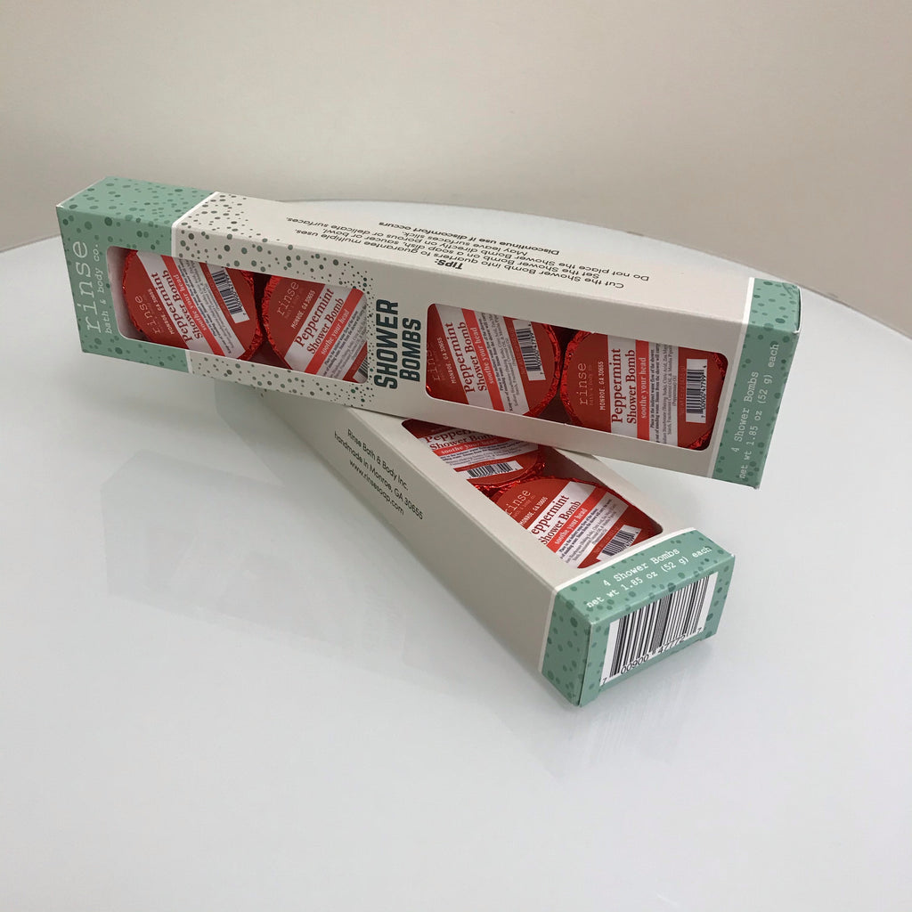 Rinse Peppermint Shower Bomb Box
