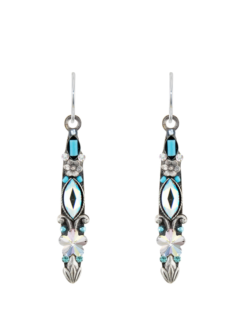 Firefly Skinny Earrings Ice Blue 7946-ICE