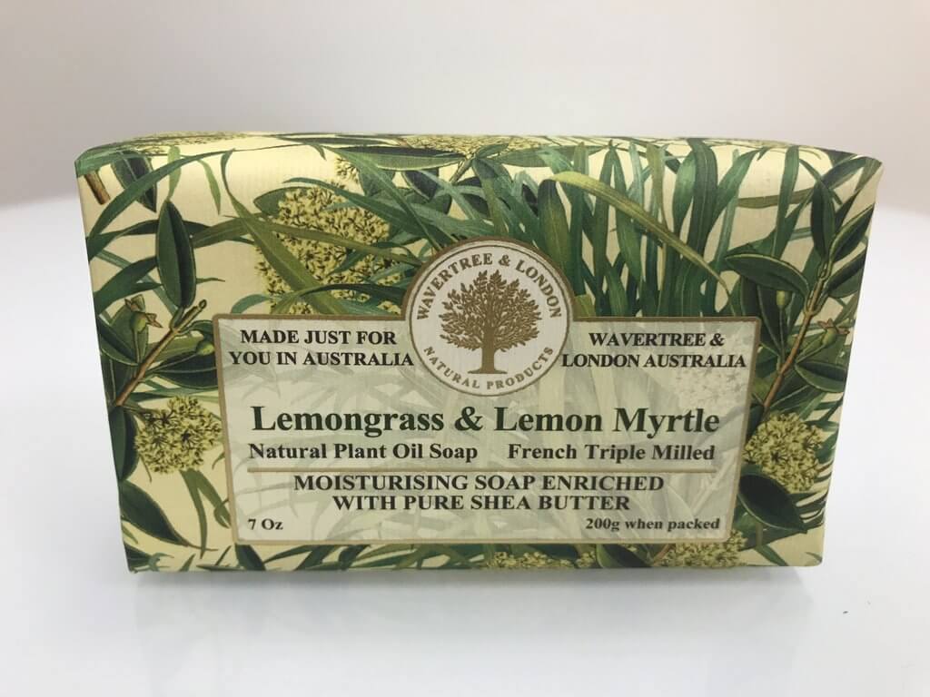 Australian Wavertree & London Vegan Lemongrass & Lemon Myrtle Soap