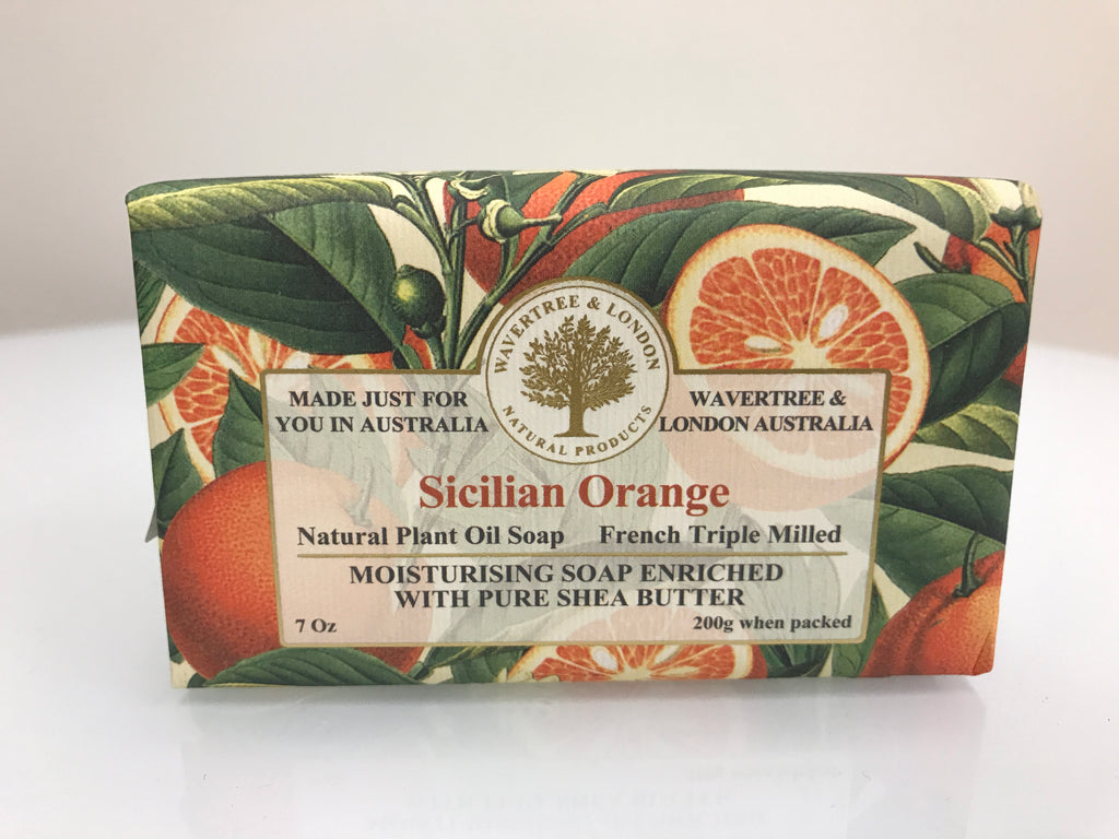Australian Wavertree & London Vegan Sicilian Orange Soap