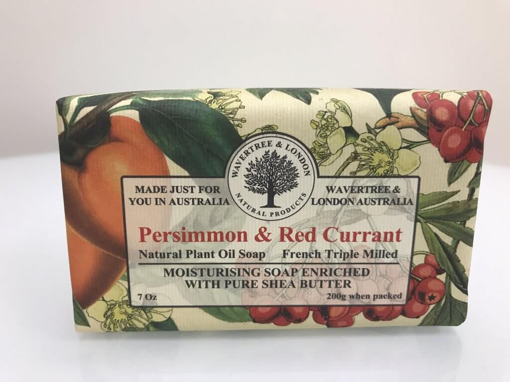 Australian Wavertree & London Vegan Persimmon & Red Currant Soap
