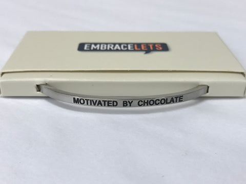 Embracelets - "Courageous" Silver Stainless Stackable Layered Bracelet