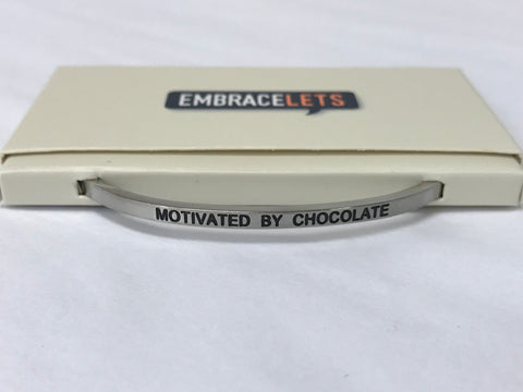 Embracelets - "Late To Everything" Silver Stainless Stackable Layered Bracelet