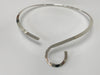 Choker - Half Circle Silver Plated Necklace - Accessories Boutique 