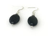 Handmade - Earring Onyx Oval Silver - Accessories Boutique 