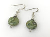 Handmade - Earring Rhyolite Gemstone Round Silver - Accessories Boutique 