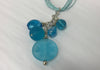 Cluster - Handmade Light Blue Sea Glass Necklace - Accessories Boutique 
