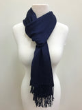 Pashmina Scarf Shawl - Navy Blue - Accessories Boutique 
