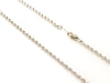 Silver Braided Rope Chain Size 16,18,20,24,30