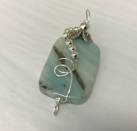 Cluster - Handmade Turquoise Agate Gemstone Necklace