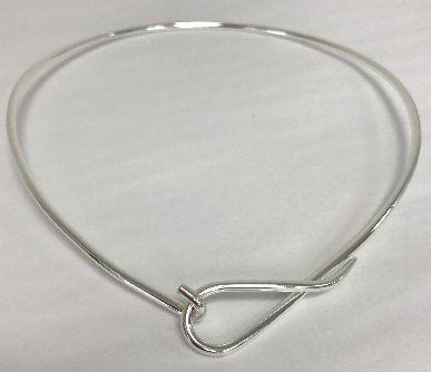 Choker - Large Knot Silver Plated Necklace - Accessories Boutique 