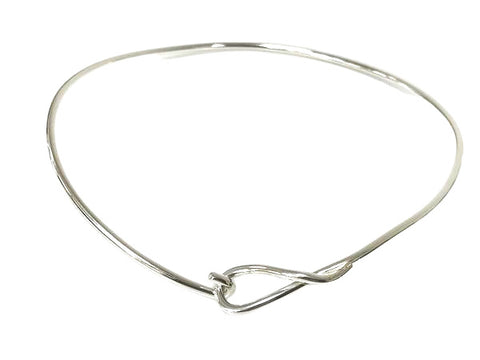 Choker - Half Circle Silver Plated Necklace JN6001