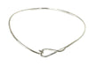 Choker - Small Knot Silver Plated Necklace JN4298S