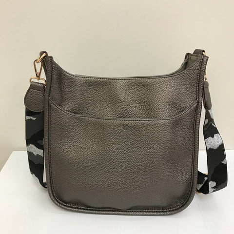 Crossbody Bag, Canvas and Vegan Leather Bag