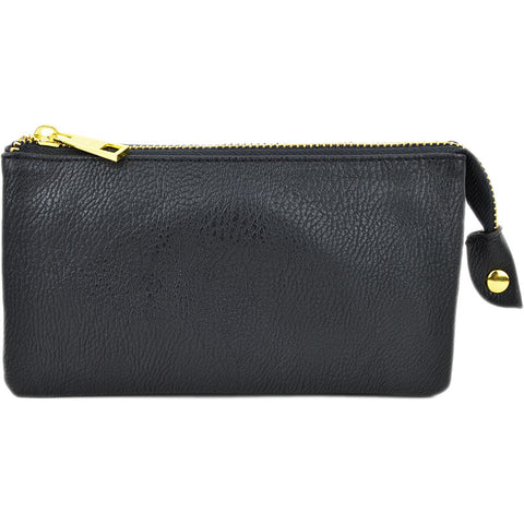 Claire Crossbody Wristlet Clutch Black Handbags