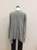 Easel Top Gray Long Sleeve Crewneck Tunic