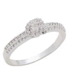 DaVinci Ring Stackable Crystal Knot Silver STK31