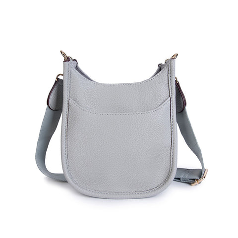 Claire Crossbody Wristlet Clutch Light Gray Handbags
