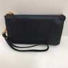 Brittney Wristlet  Clutch Navy Vegan Leather Handbags