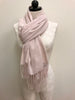 Pashmina Scarf Champagne Blush Solid Scaft Shawl