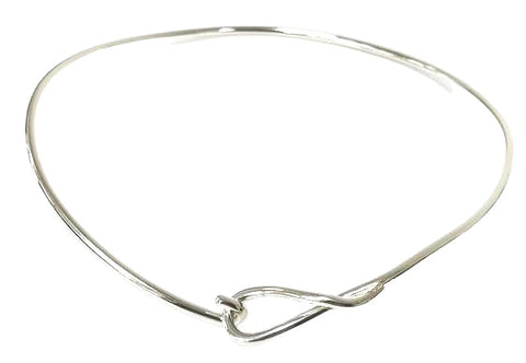 Choker - Half Circle Silver Plated Necklace JN6001