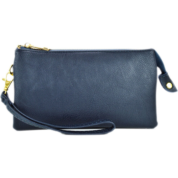Claire Crossbody Clutch Navy Handbags