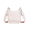 Messenger Handbag Large Cream  Crossbody Vegan Leather