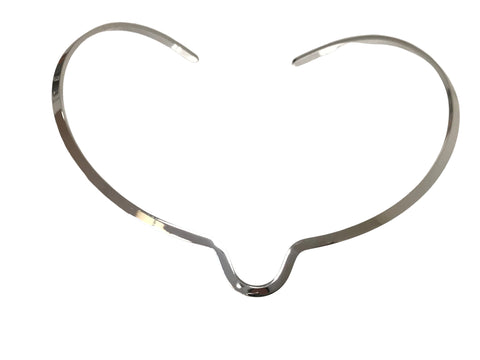 Choker - Spiral Silver Plated 03-8955