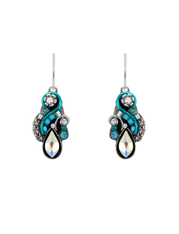 Firefly Lily Drop Earrings Ice Blue 7733-ICE
