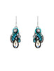 Firefly Mosaics Swirl Earrings Ice Blue 7732-ICE