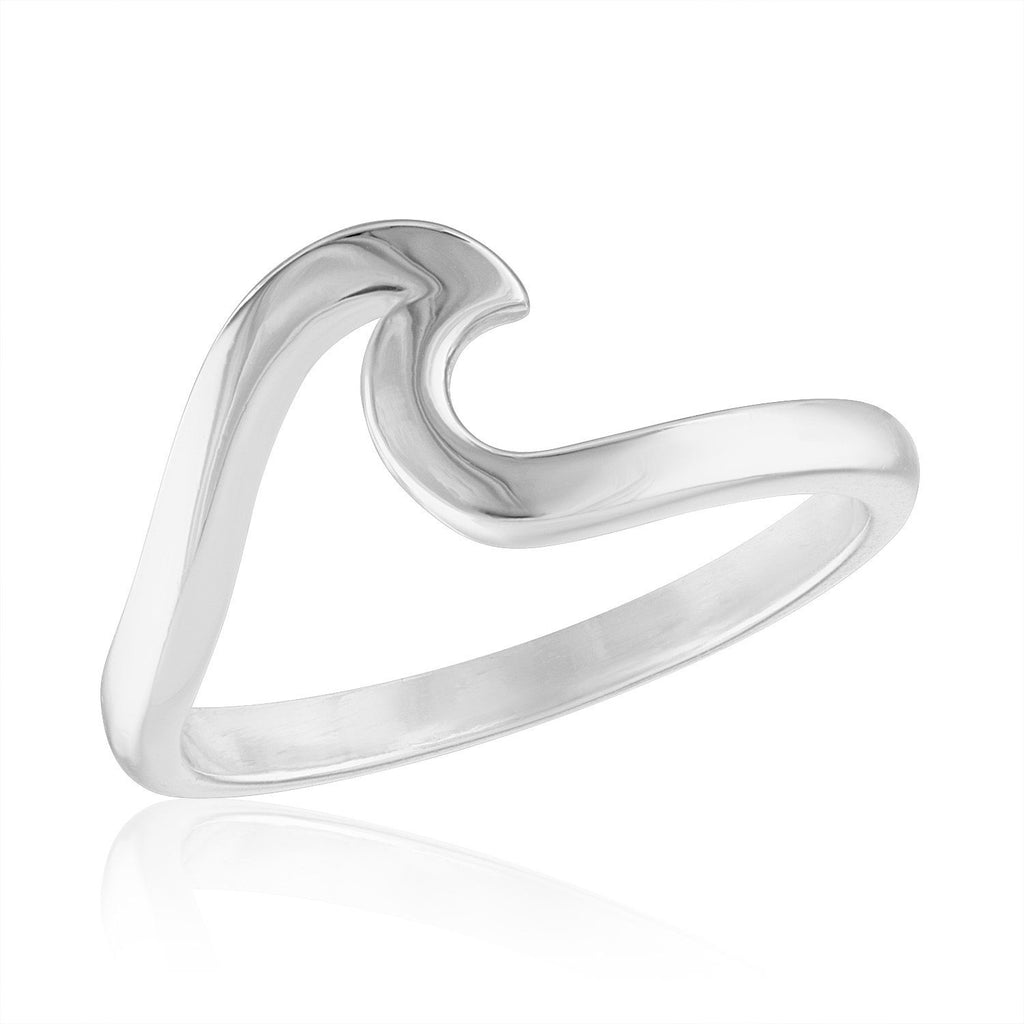 DaVinci Ring Stackable Wave Style Silver Ring STK37
