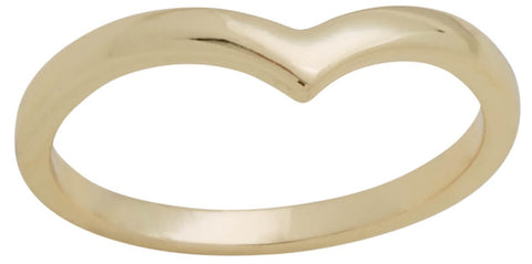 DaVinci Ring Stackable Heart Shape Silver Ring STK30