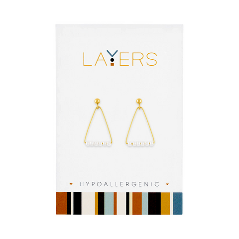 Center Court Layers Necklace Silver Bar “BLESSED” LAY533S