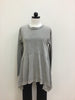 Easel Top Gray Long Sleeve Crewneck