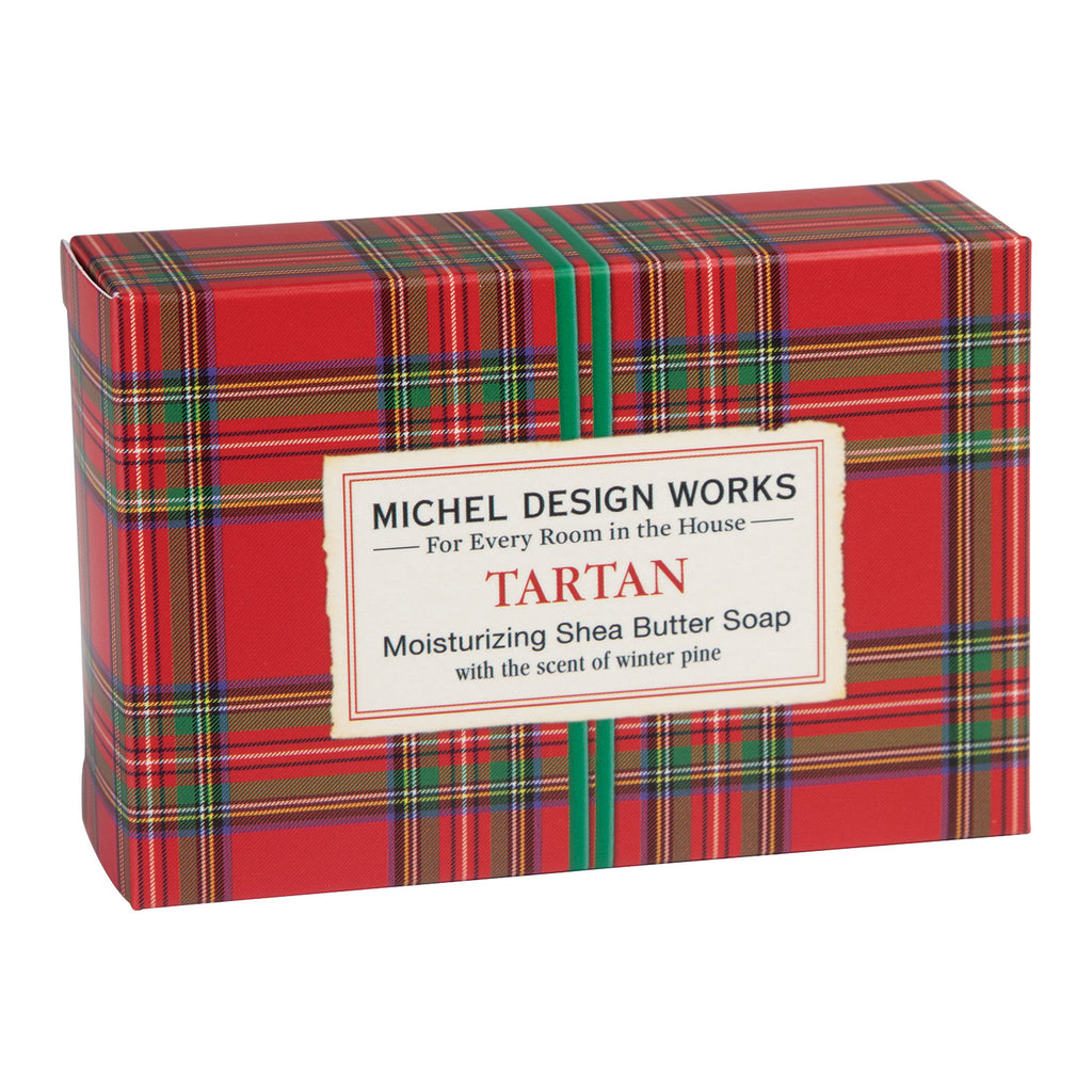 Michel Design Works Tartan Boxed Single Soap 