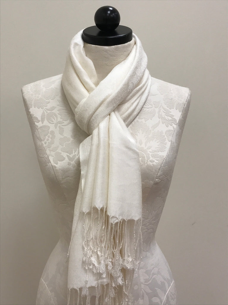 Cream pashmina scarf store