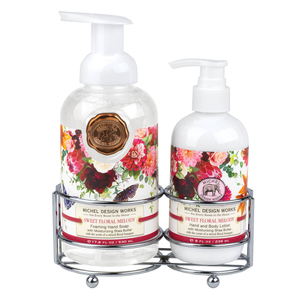Michel Design Works Sweet Floral Melody Hand Care Caddy