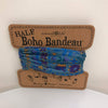 Natural Life Boho Bandeau (Half) - Blue & Purple Floral Pattern BBW266