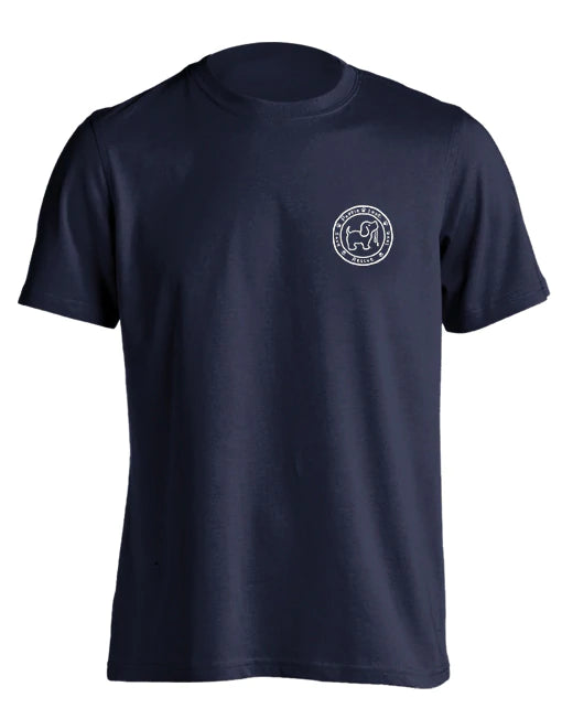 Puppie Love Top Navy “Rescue Dogs” Short Sleeve