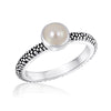 Davinci Ring Silver Pearl STK9