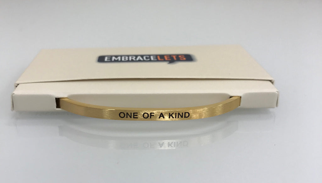 Embracelets - "One Of A Kind” Gold Stainless Steel, Stackable, Layered Bracelet - Accessories Boutique 