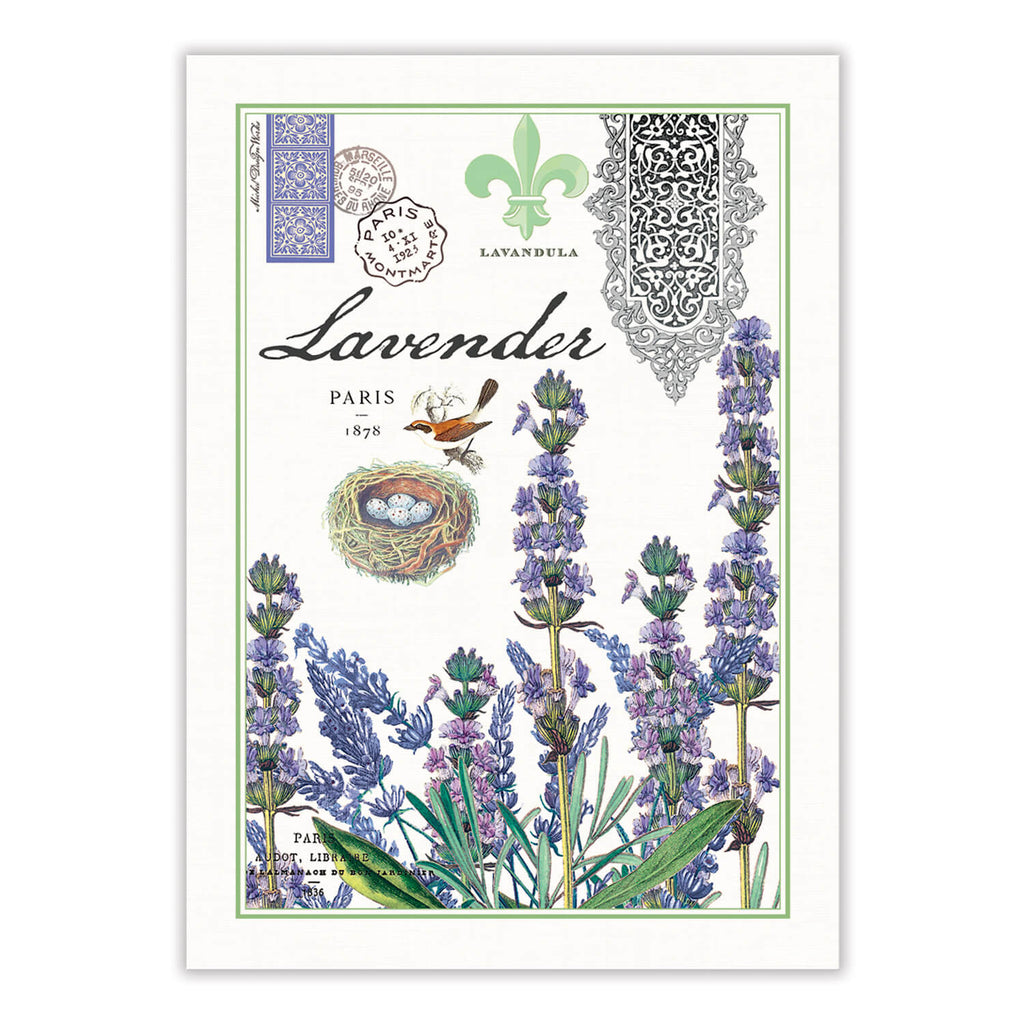 Michel Design Works Lavender Rosemary Kitchen Towel 
