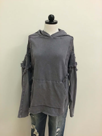 Easel Top Olive Green Long Sleeves