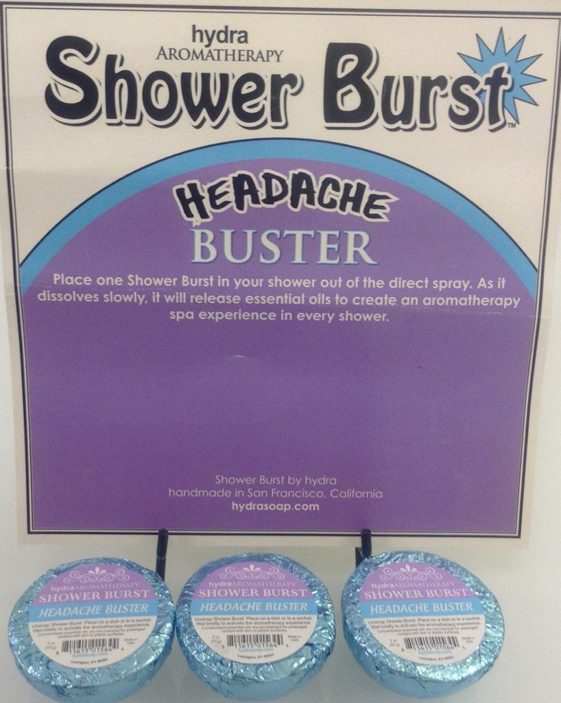 Hydra Aromatherapy - Headache Shower Burst - Accessories Boutique 