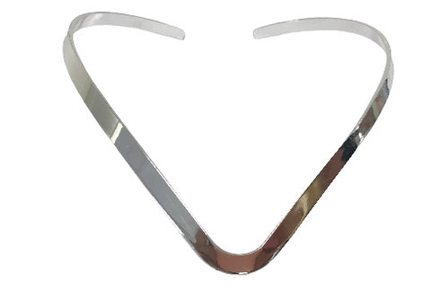 Choker - Spiral Silver Plated 03-8955